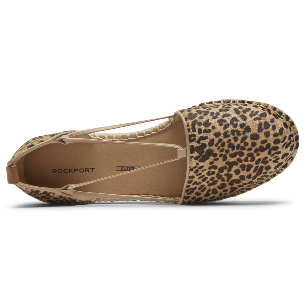 Slip-Ons Rockport Mujer Mexico - Seaview Bungee Leopardo - LJBYP0561